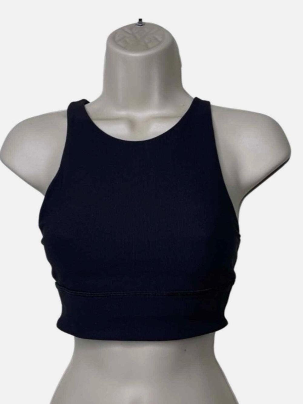 lululemon athletica Black High-Neck Crop Sports Bra